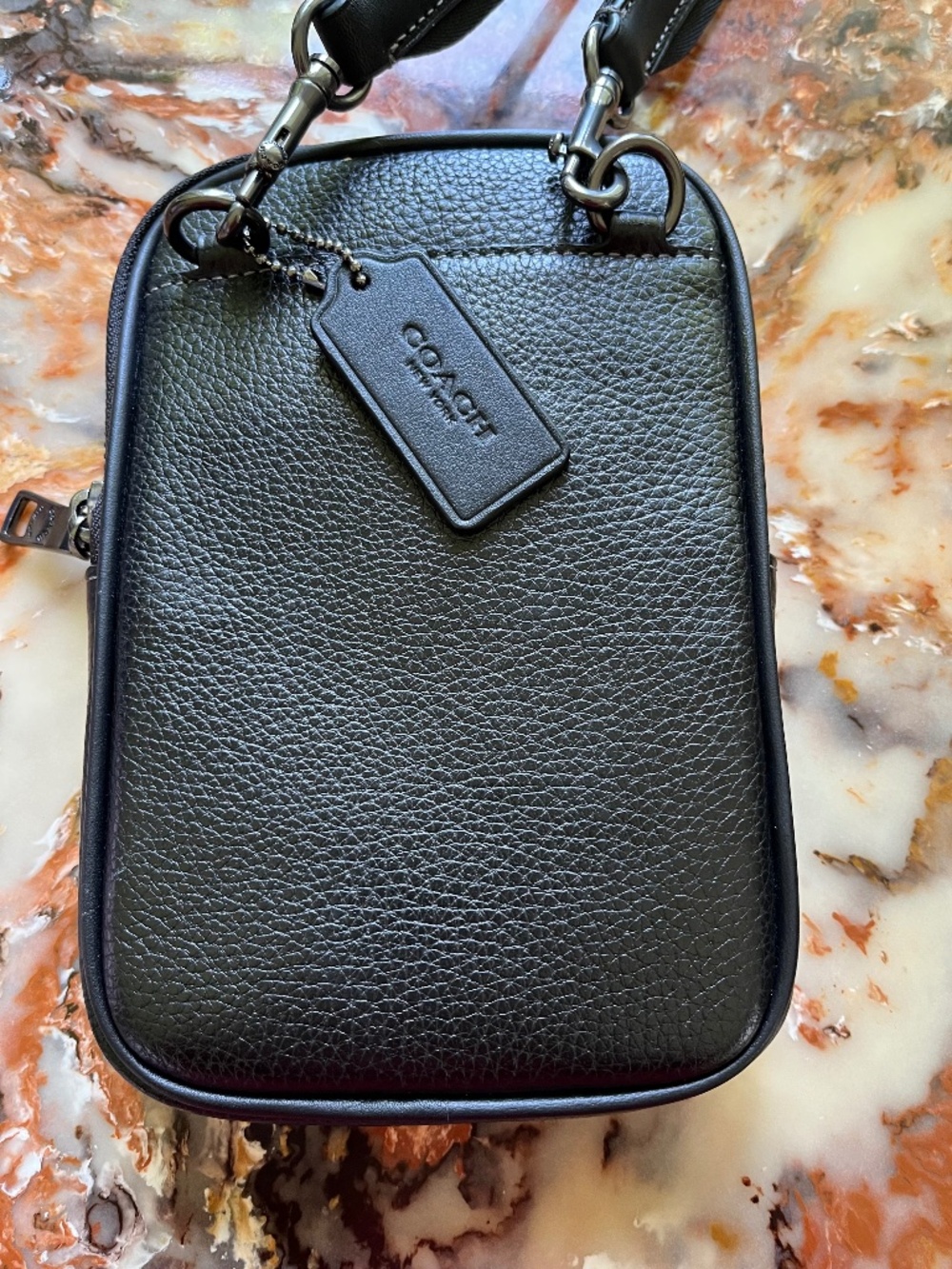 Coach Black Leather Crossbody Camera Bag Barely Used